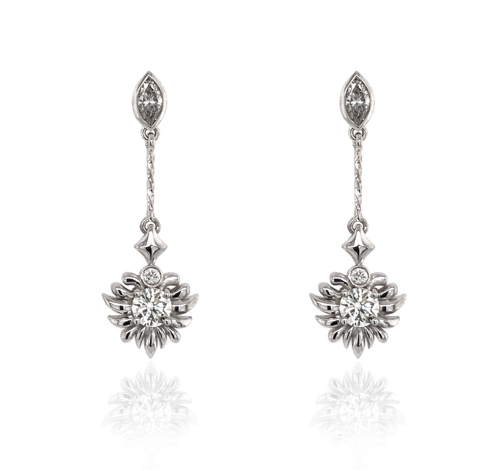 ピアス STONEHENgE 14k diamond earrings StoneHenge 14K Earrings P1319 Touch Your Heart Korea Drama